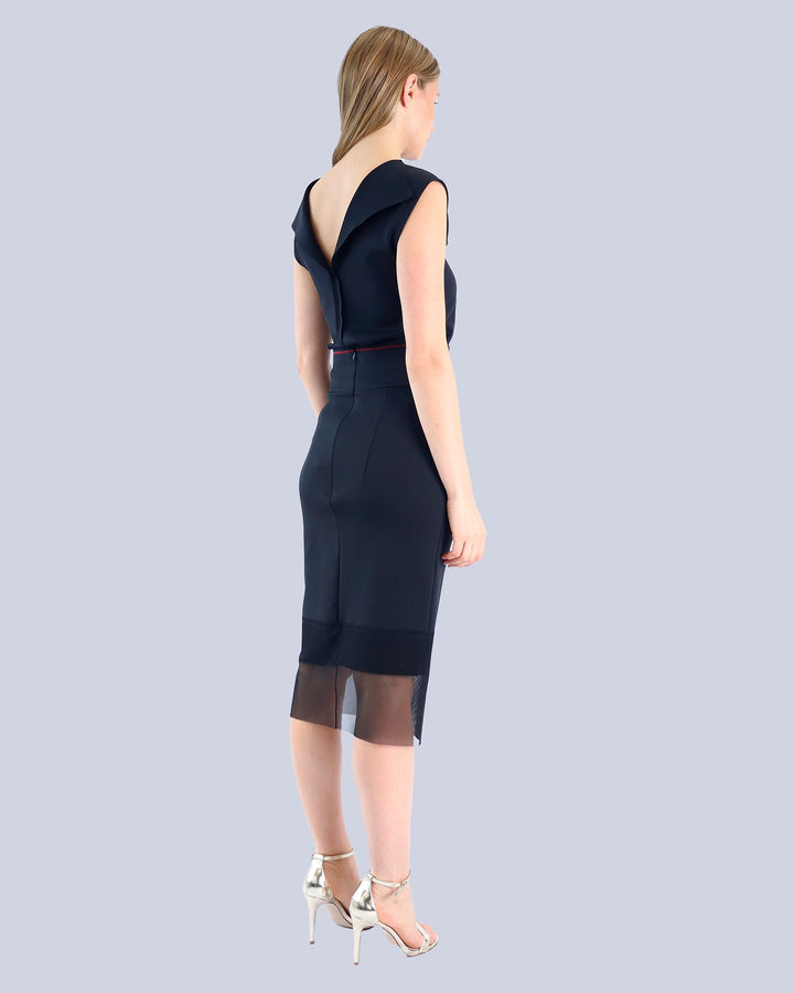 Maison Marie Saint Pierre | Top | KAMAL | Black | Skirt | KALOMIN | Black