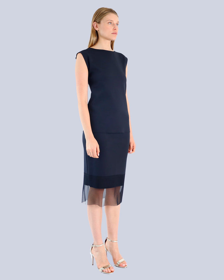 Maison Marie Saint Pierre | Top | KAMAL | Black | Skirt | KALOMIN | Black