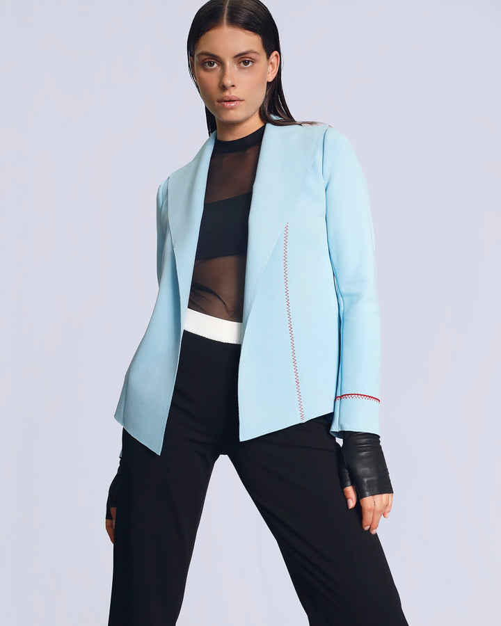  Maison Marie Saint Pierre | Pants | KEVIN | Black | White | Jacket | KADI | Light Blue