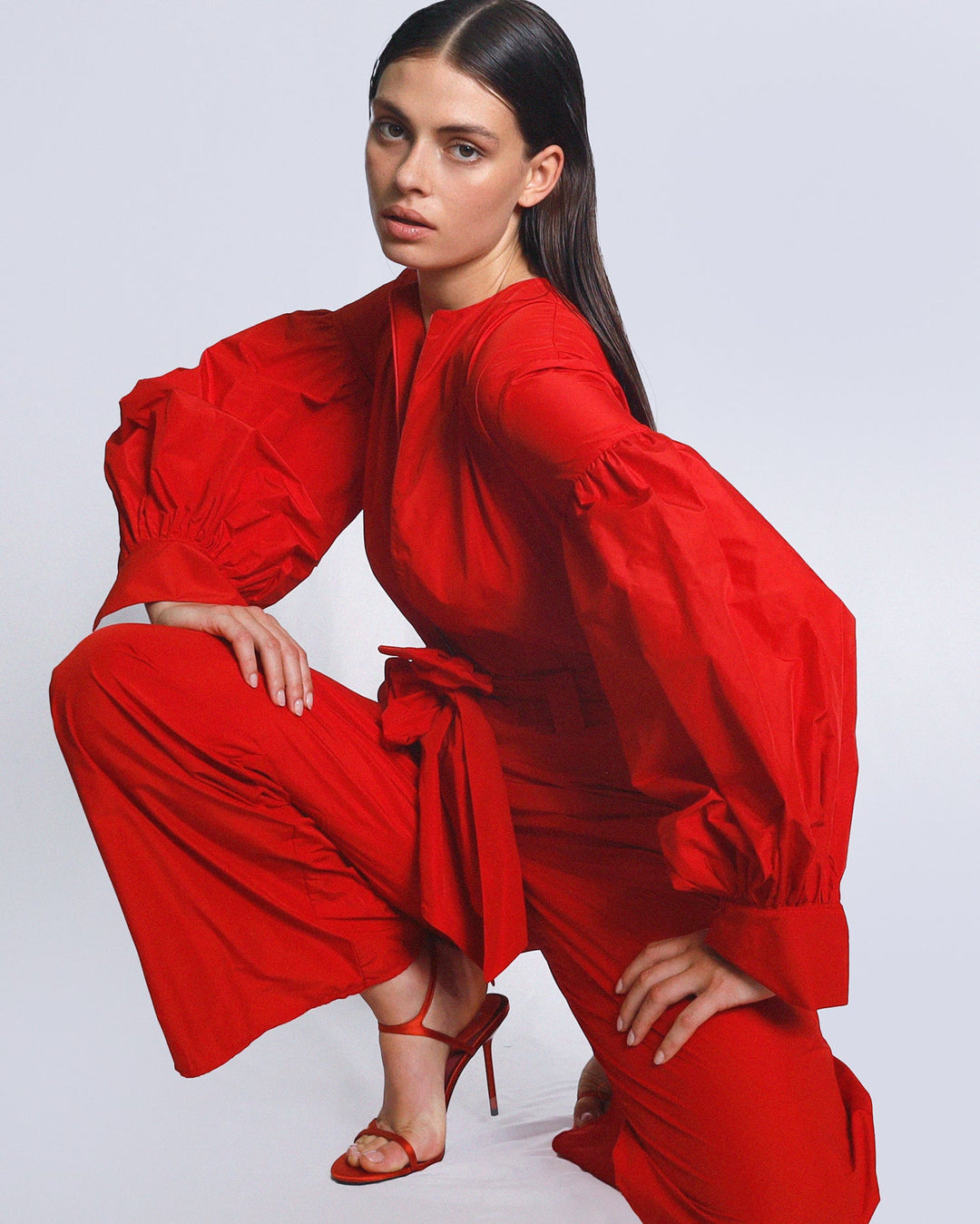 Maison Marie Saint Pierre | Jumpsuit | KENAN | Red