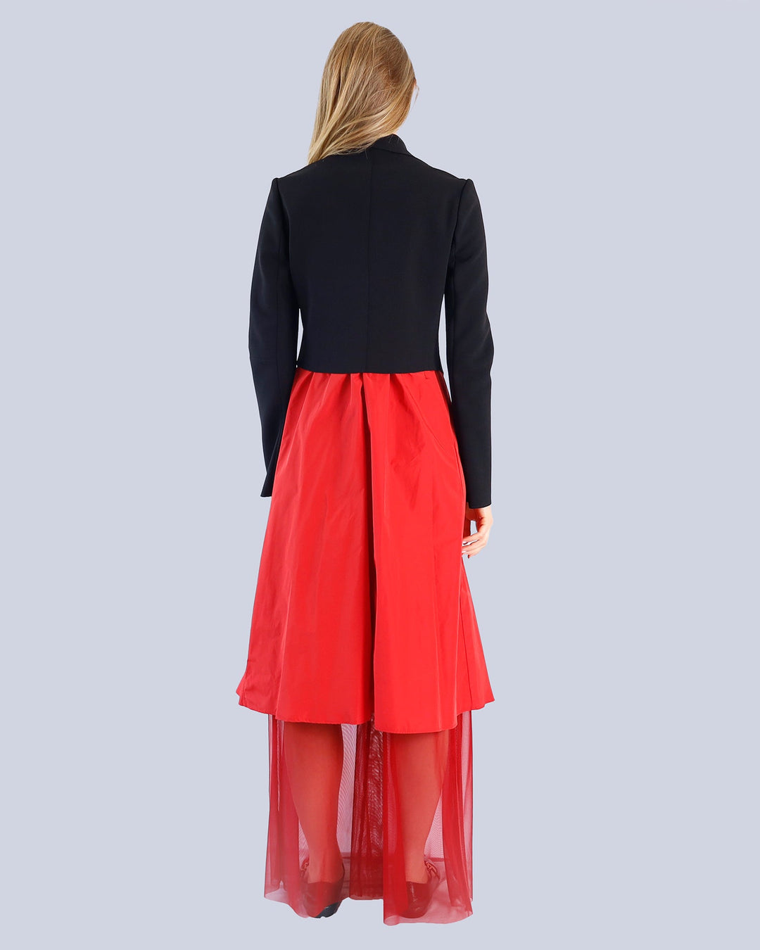 Maison Marie Saint Pierre | Dress | KAROL | Red | Jacket | KARSTEN2 | Black