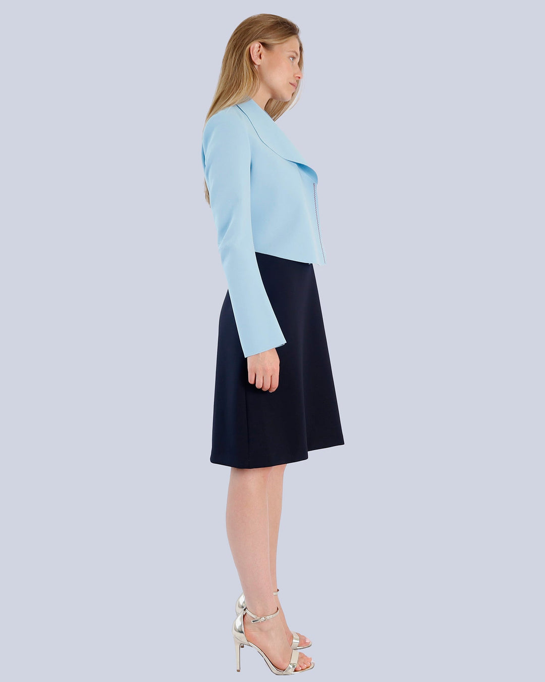 Maison Marie Saint Pierre | Dress | KERVINALLE | Black | Jacket | KARSTEN2 | Light Blue