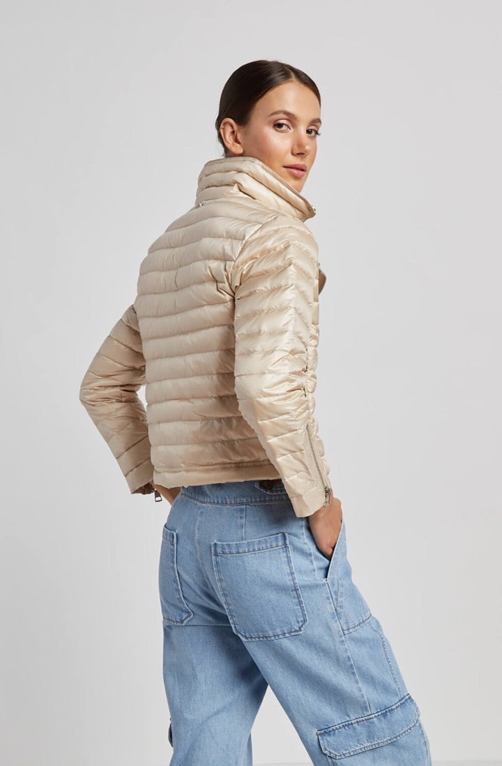 Roxane Down Filled Moto Jacket