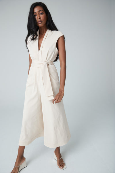 Betsy's Studio Wide Leg Jumpsuit with Sash