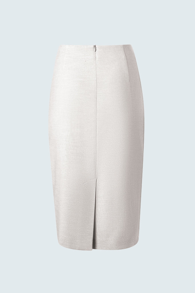 Knee length classic skirt