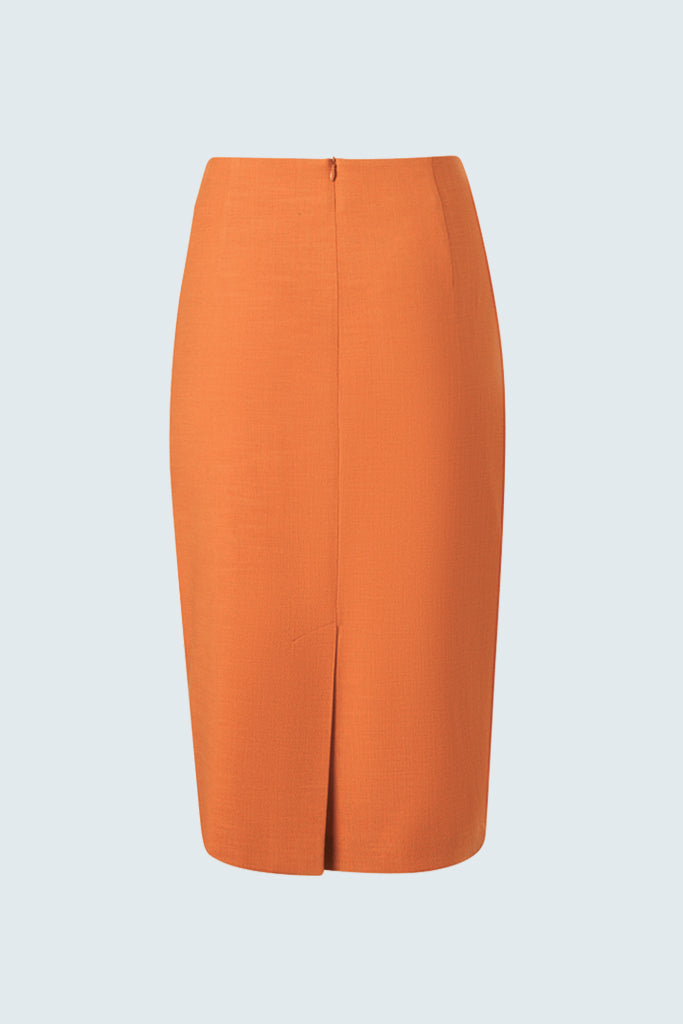 Knee length classic skirt