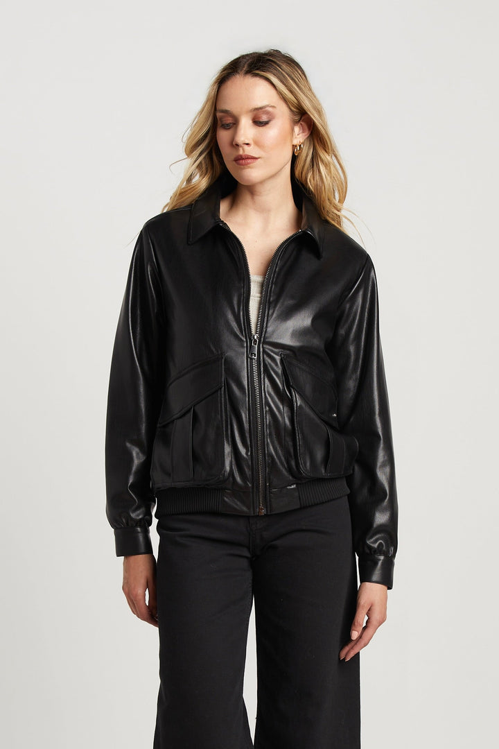 Sam Vegan Leather Jacket