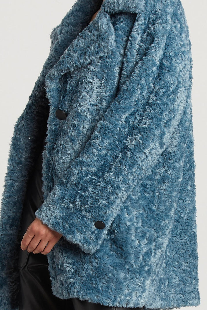 Saskia mid Length Faux Fur Coat