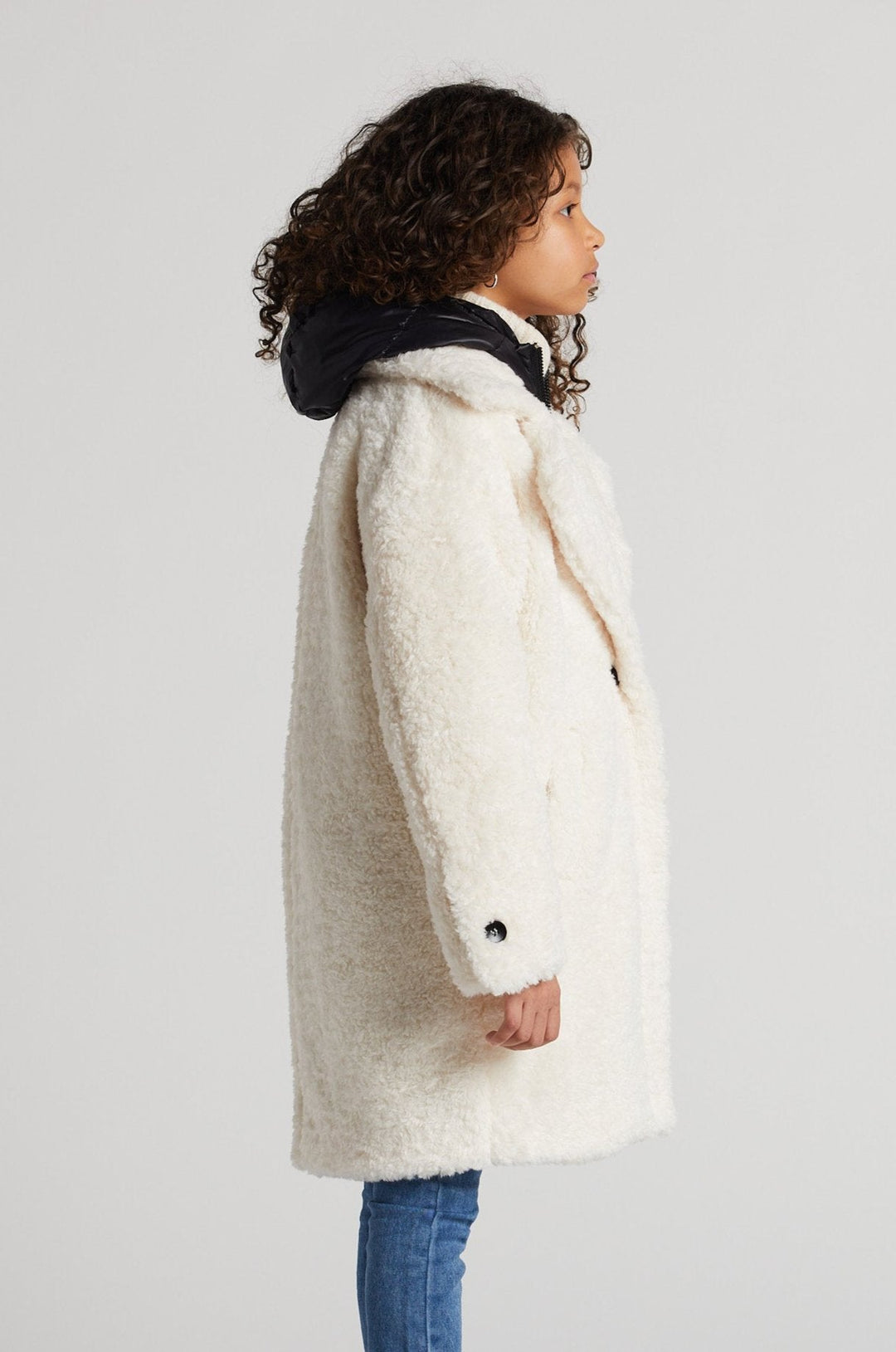 Saskia mid Length Faux Fur Coat