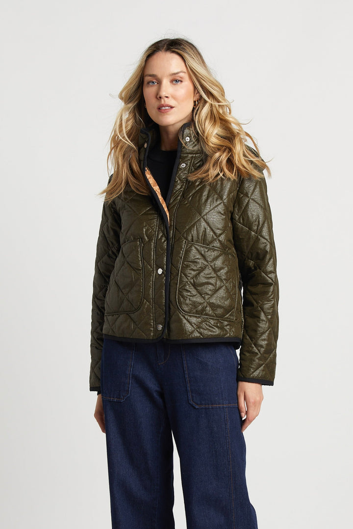 Shelby Short Quilted Hooded Jacket