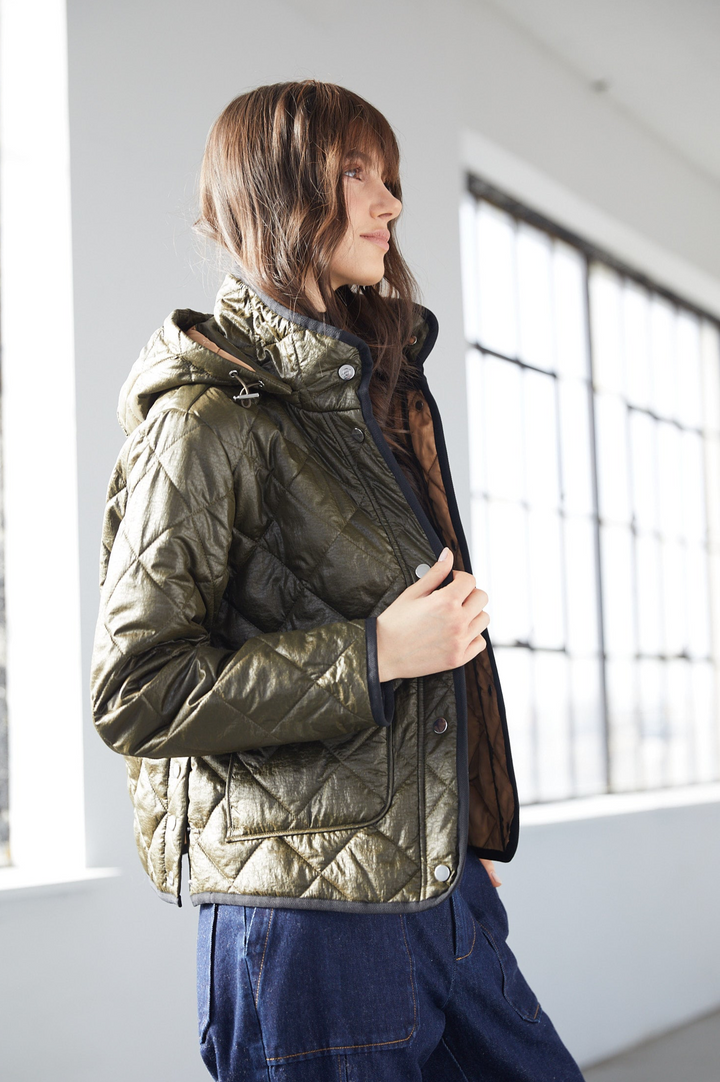 Shelby Short Quilted Hooded Jacket