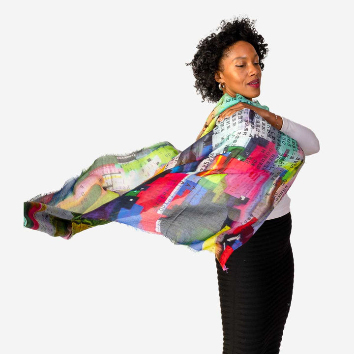 The Wave Silk Modal Scarf