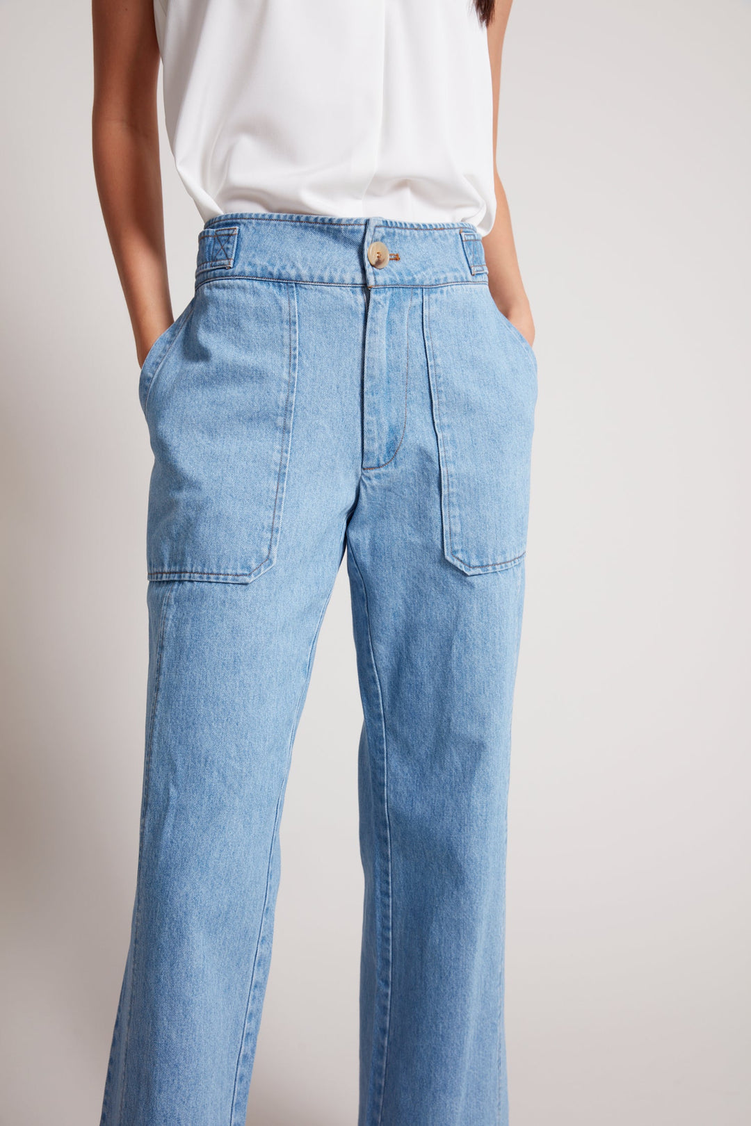 Spencer mid waist denim pant