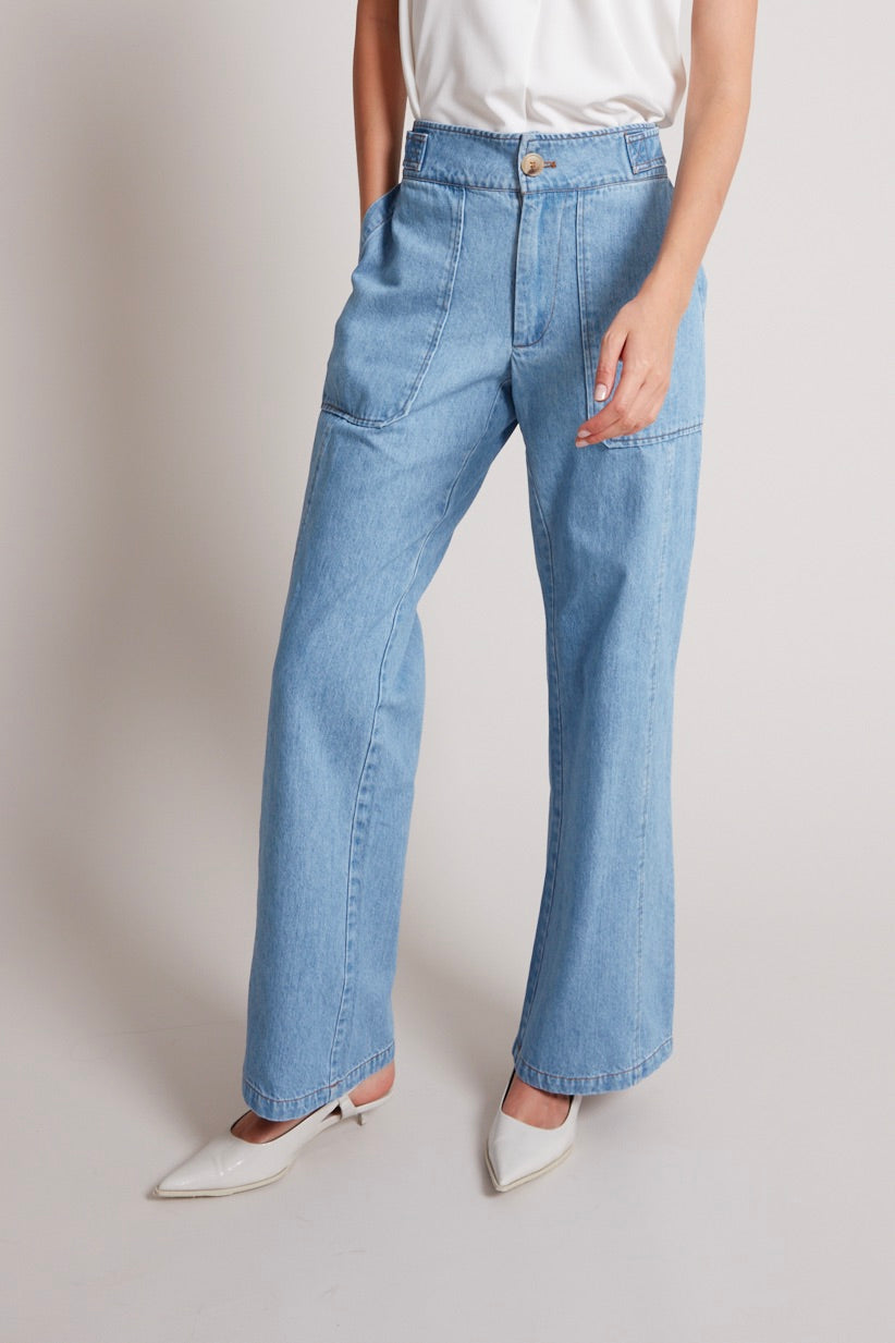 Spencer mid waist denim pant