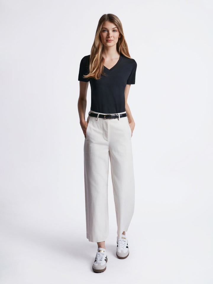 Cropped wide pant