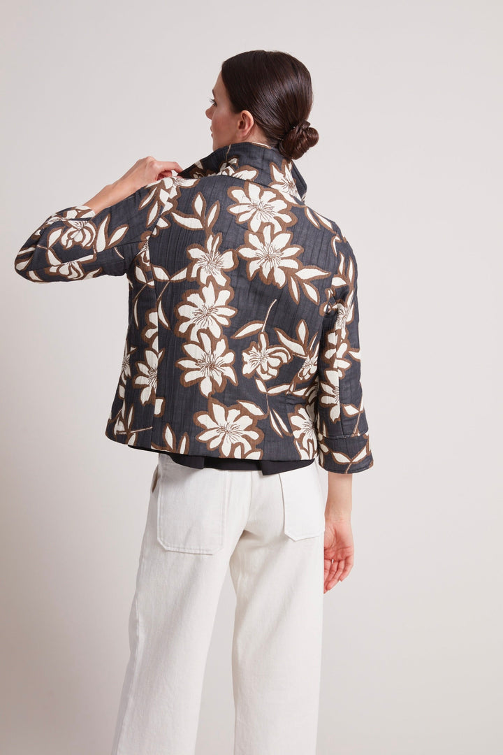 Tenley quilted jacquard jacket