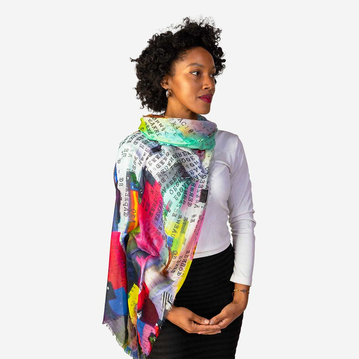 The Wave Silk Modal Scarf