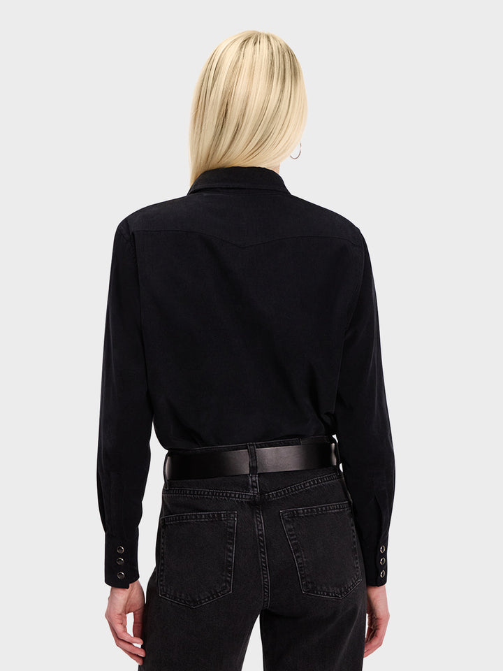 WESTERN SHIRT: BLACK STALLION