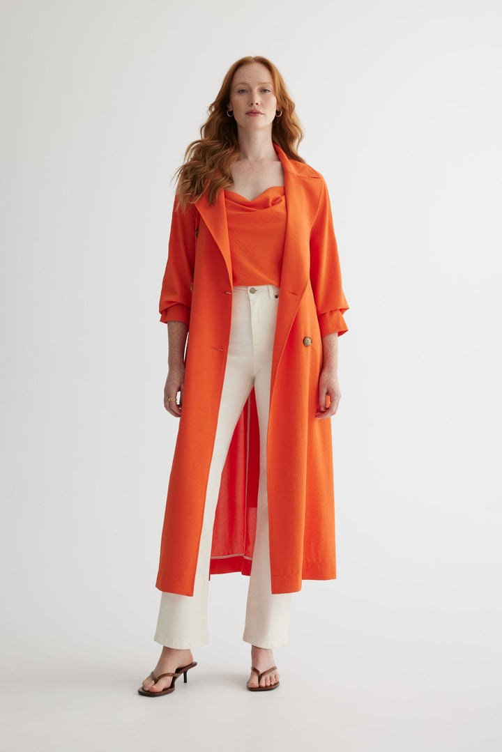 Maxi duster coat