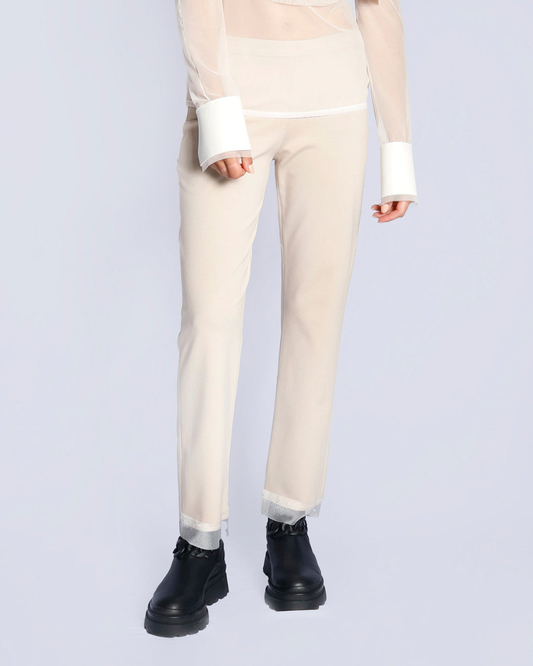 Maison Marie Saint Pierre | Top | DANTONE | White | Pants | ZALUTE | Fog| White