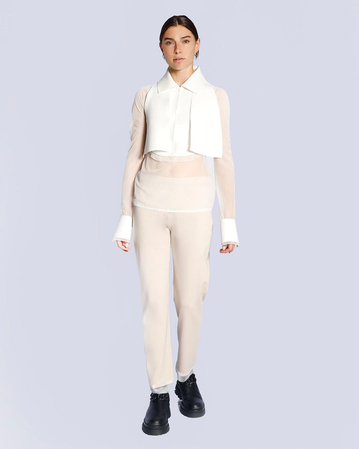 Maison Marie Saint Pierre | Top | DANTONE | White | Pants | ZALUTE | Fog| White