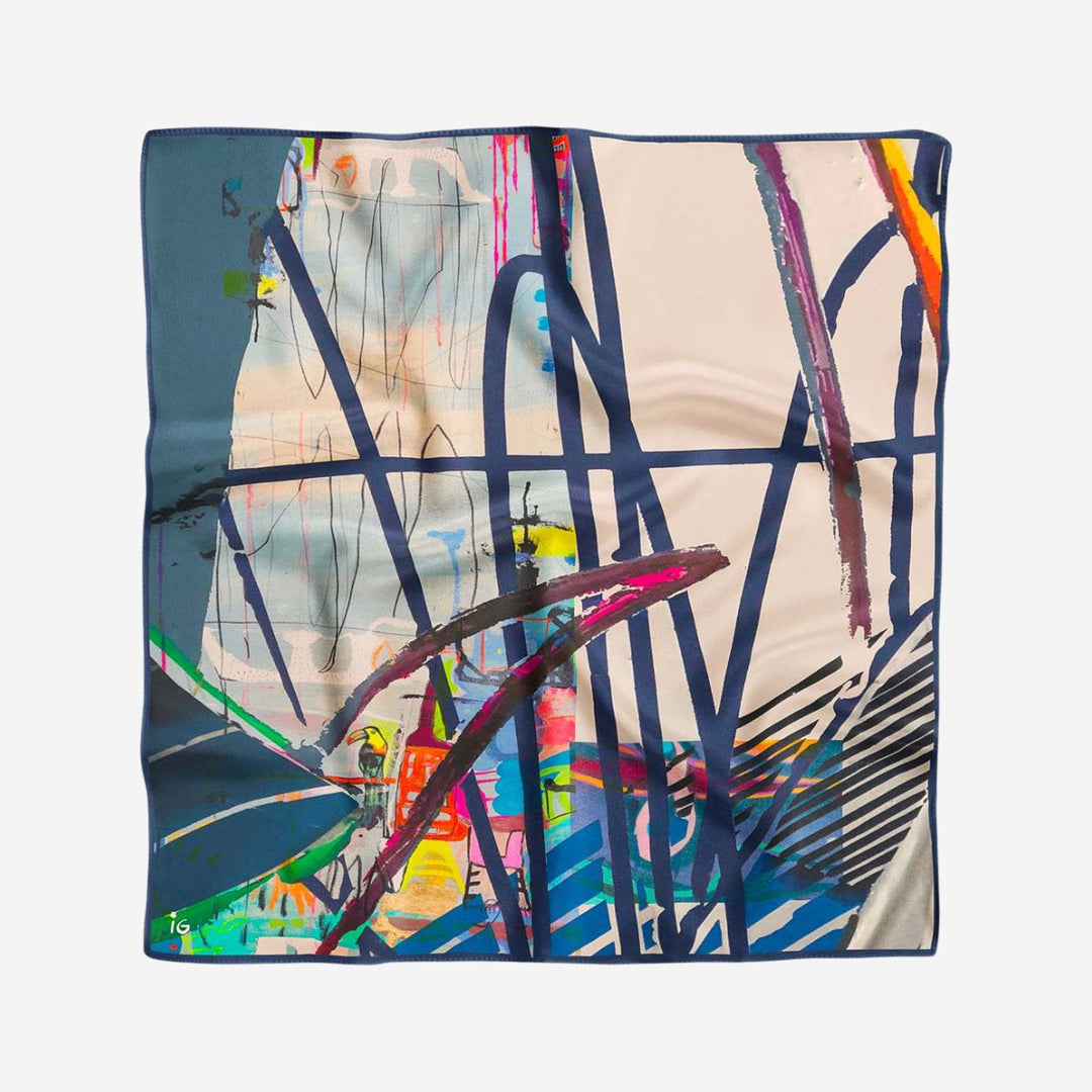 Plume Silk Bandana