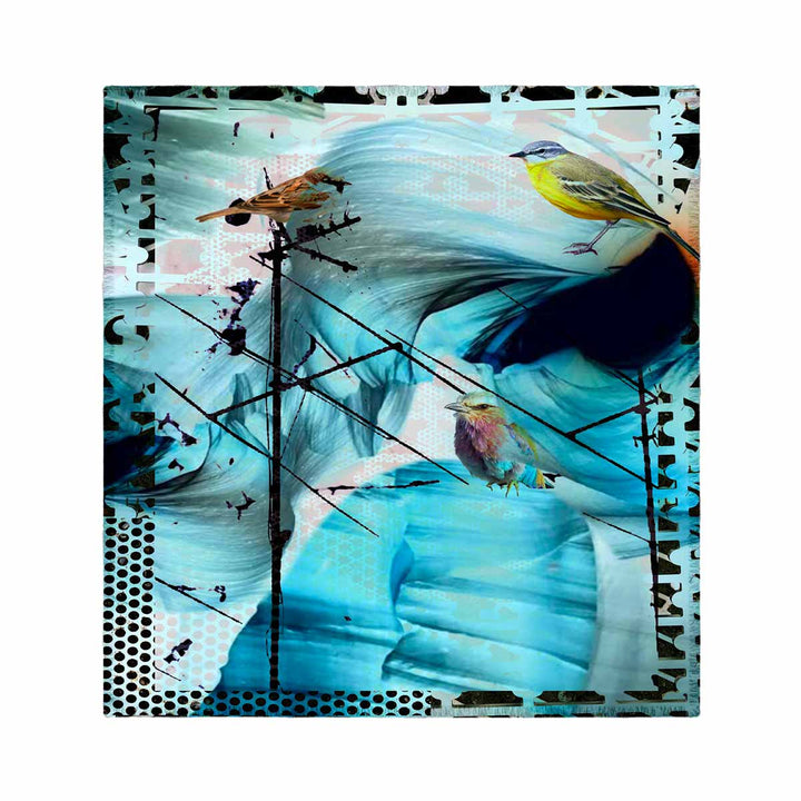 L'Oiseau Bleu Silk Modal Scarf