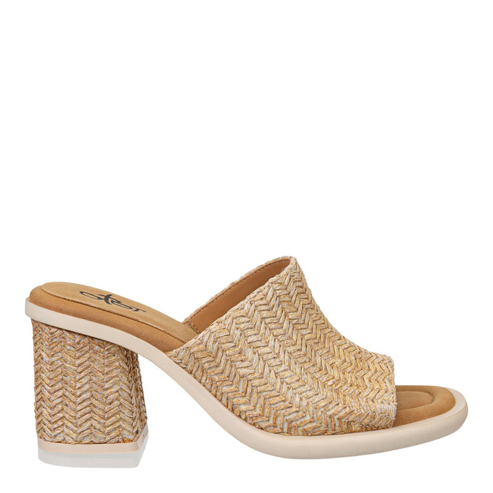 OTBT - BRAVURA in RAFFIA Heeled Sandals