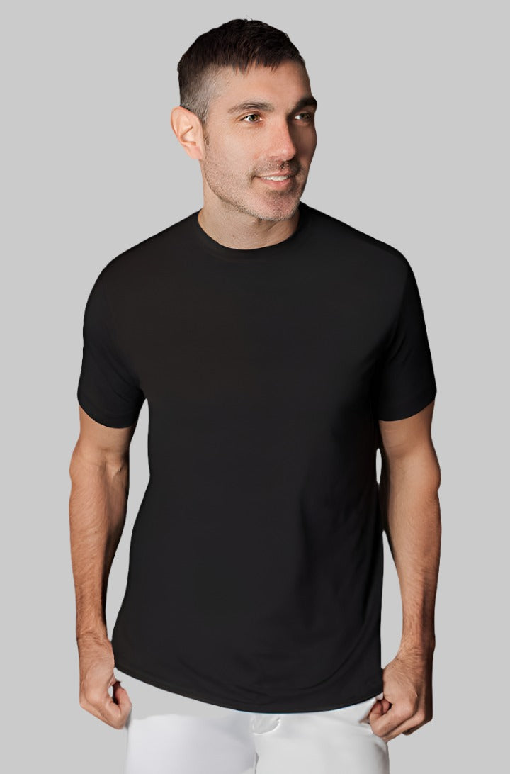 Buki + CINQO Tee Shirt, in Black -Tees-Buki