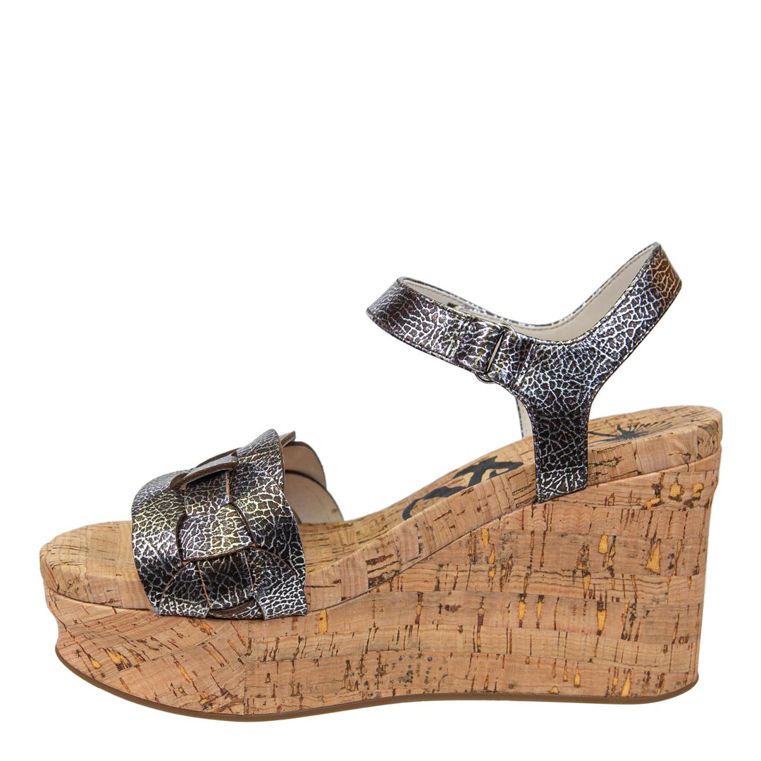 OTBT - CHARLESTON in SILVER Wedge Sandals