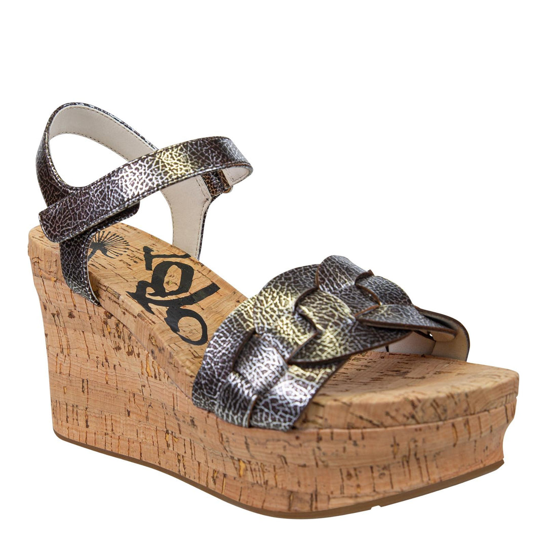 OTBT - CHARLESTON in SILVER Wedge Sandals