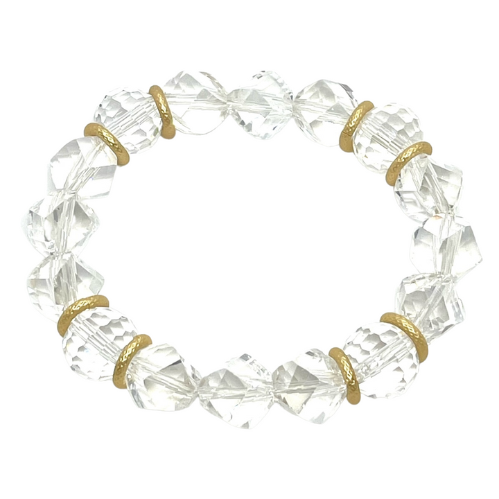 Clear Crystal Stretch Bracelet