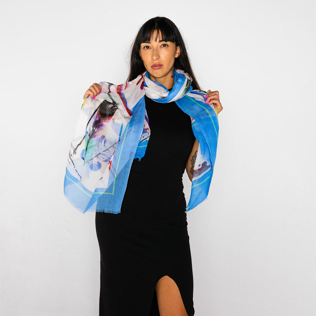 Love Letters Cotton Scarf