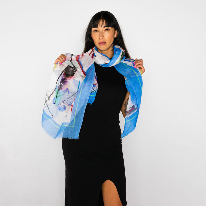 Love Letters Cotton Scarf