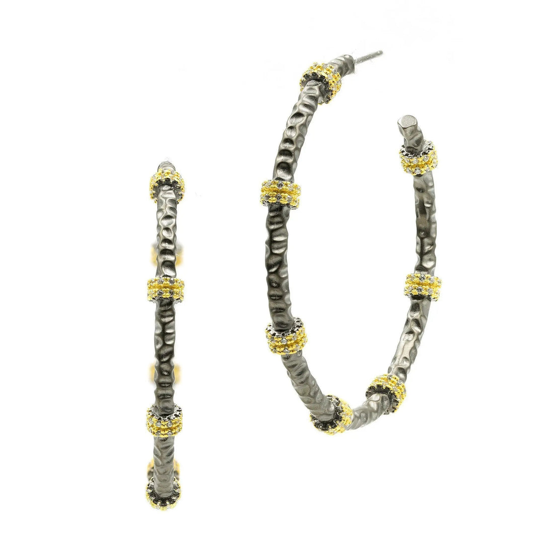EARRING - Contemporary Deco Textured Earrings