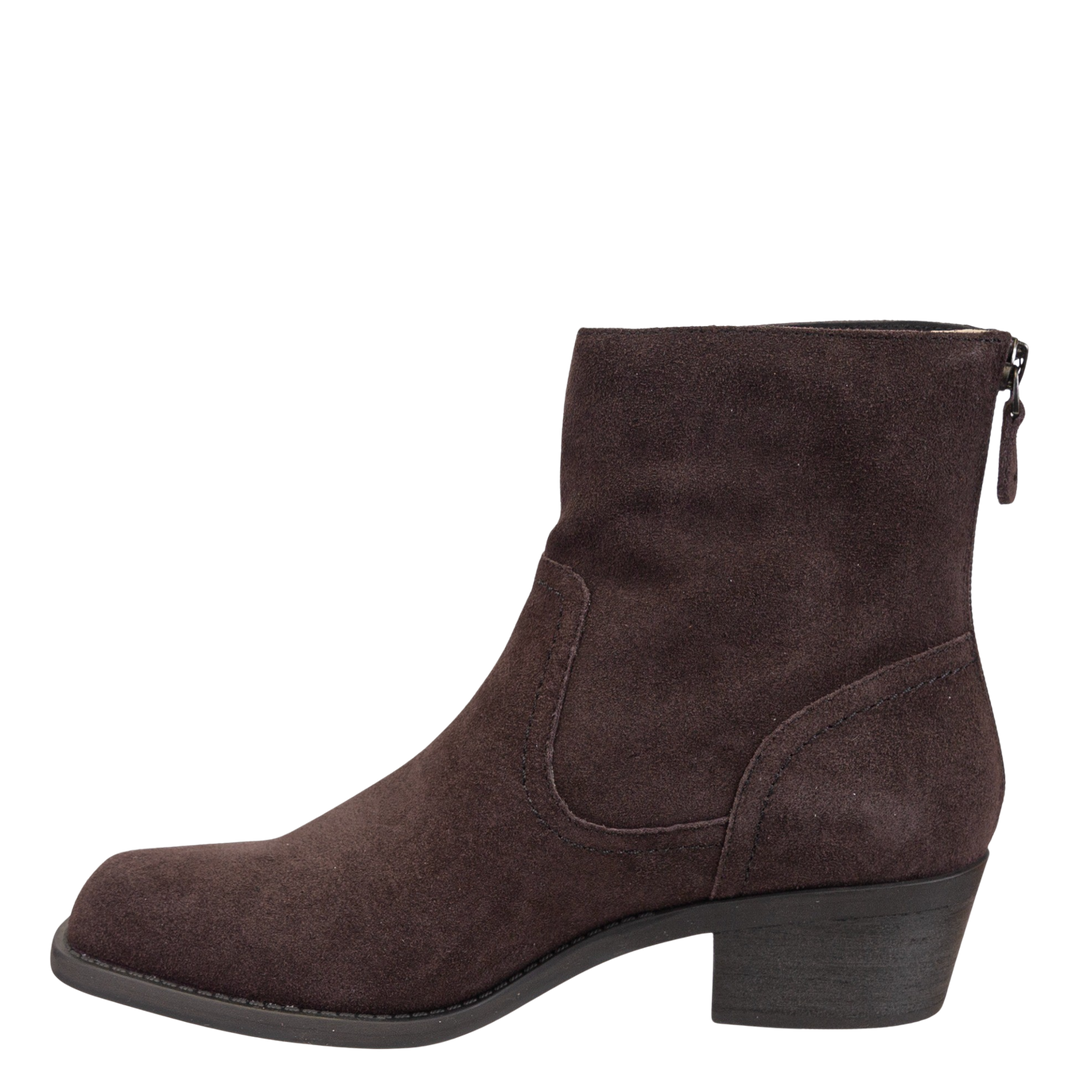 OTBT - HOMESTEAD in COFFEE Heeled Ankle Boots