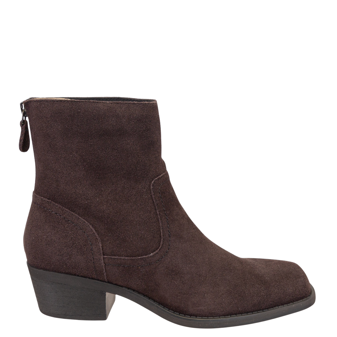 OTBT - HOMESTEAD in COFFEE Heeled Ankle Boots