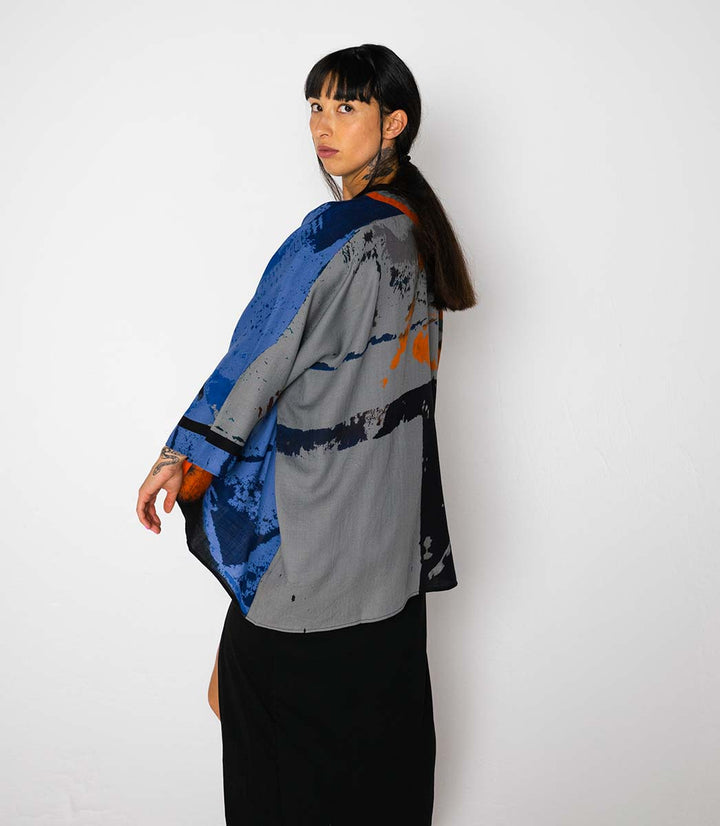 Zermatt Wool Kimono Robe