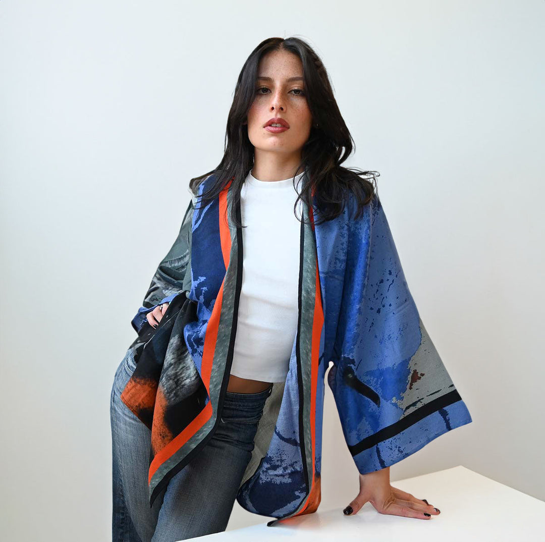 Zermatt Wool Kimono Robe