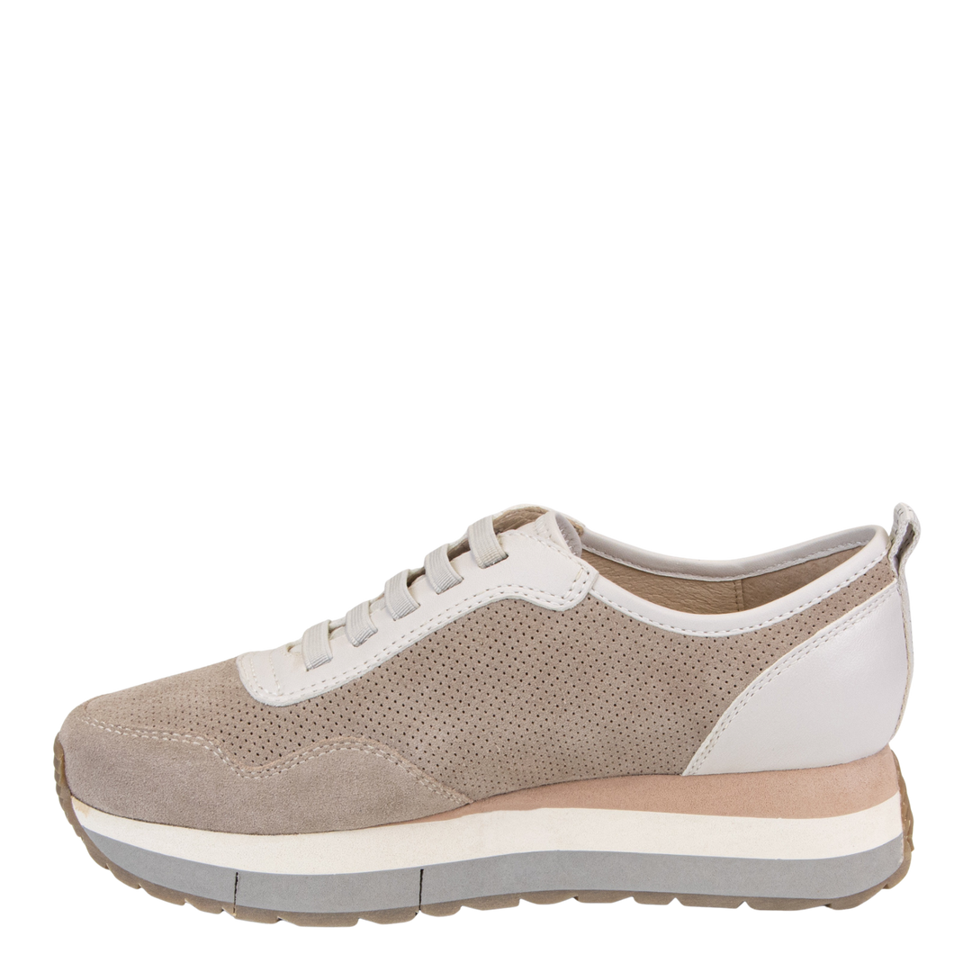 NAKED FEET - KINETIC in GREY Platform Sneakers