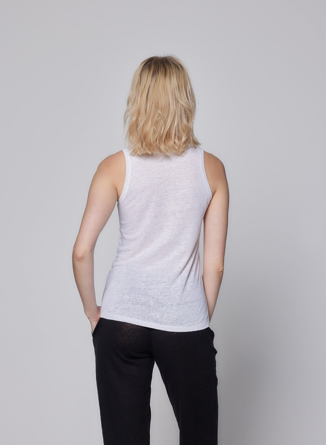 Stretch Linen Tank - TANK - Majestic Filatures North America