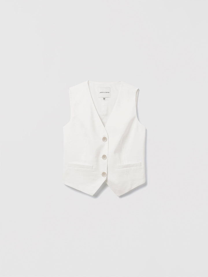 Linen vest
