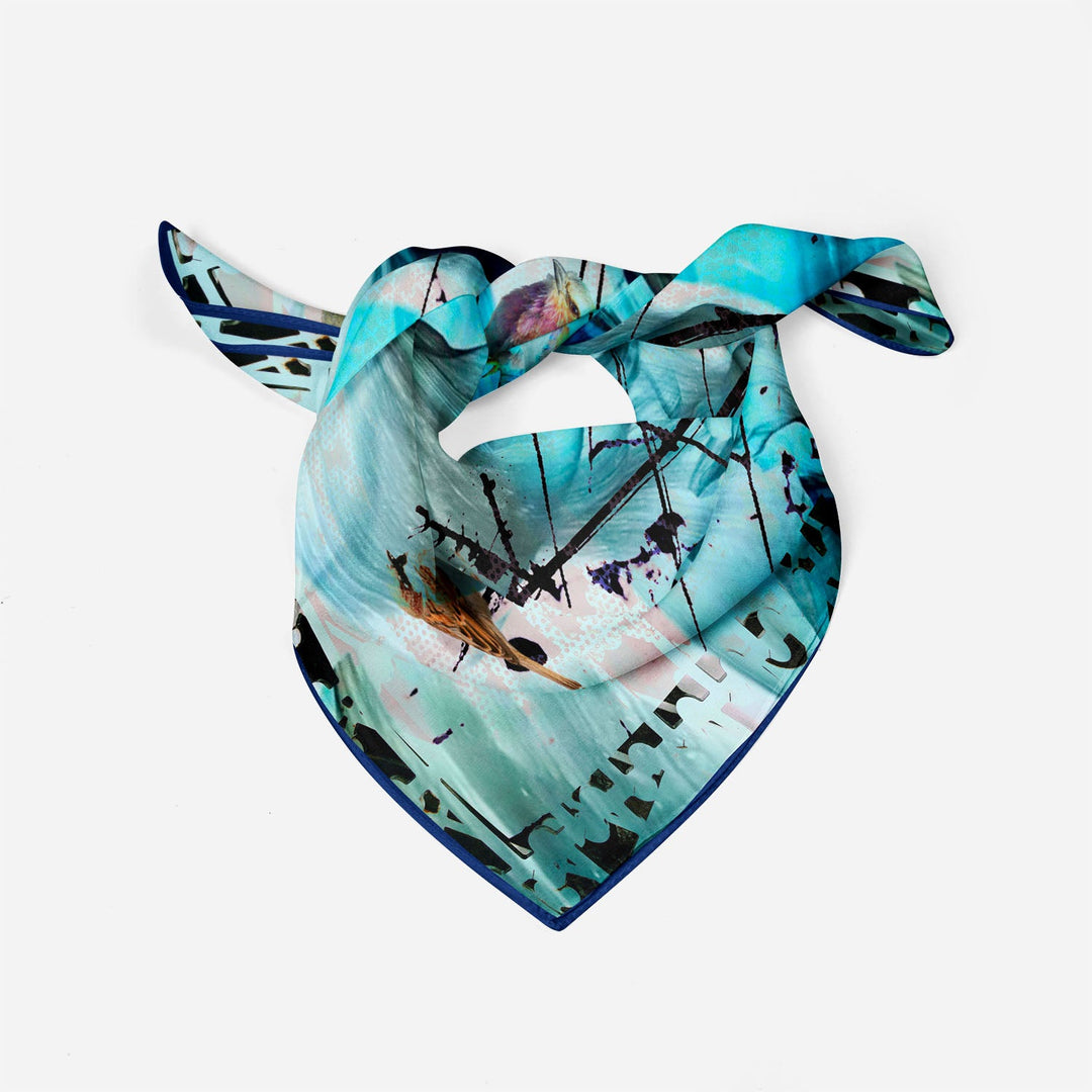 L'Oiseau Bleu Silk Bandana