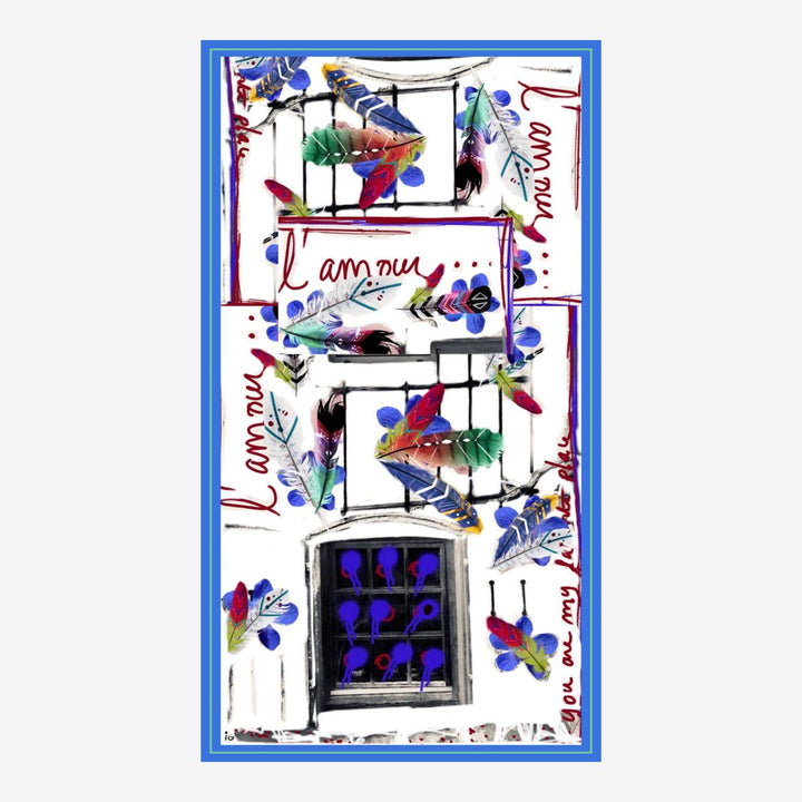 Love Letters Cotton Scarf