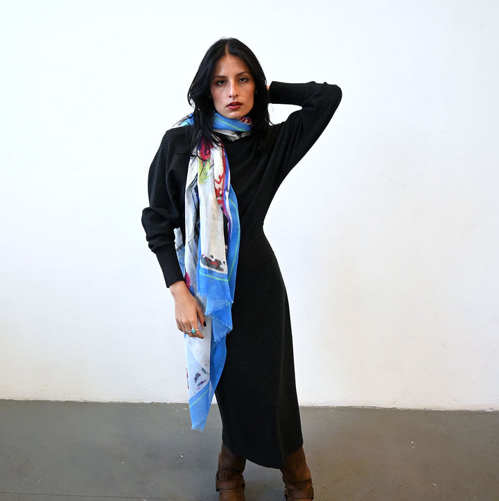 Love Letters Cotton Scarf