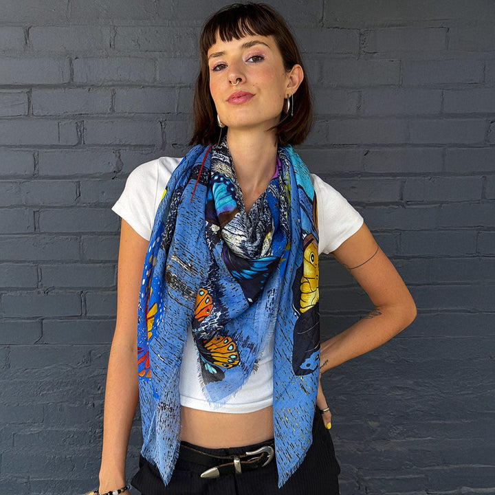 Monarch Silk Scarf