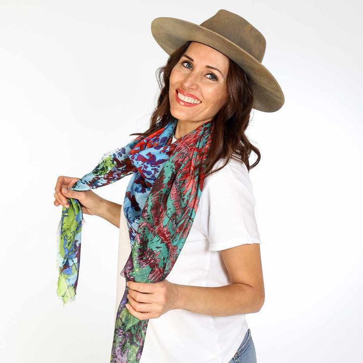 Blossom Silk Modal Scarf