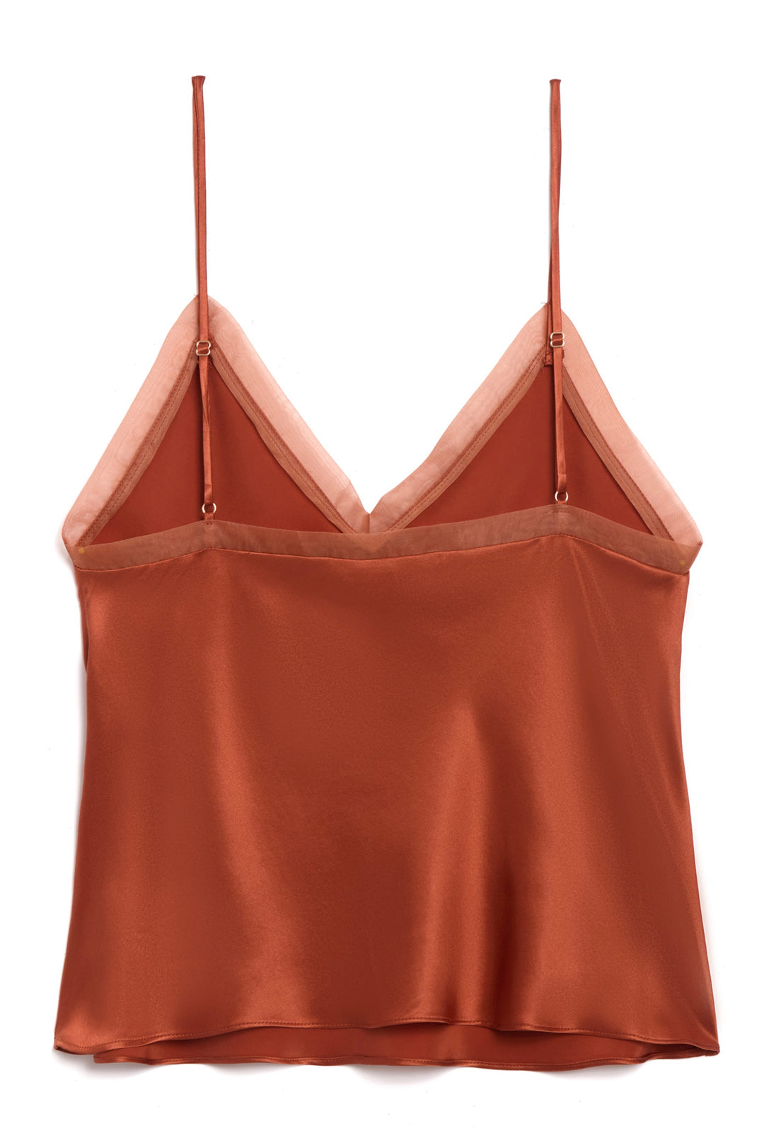 Bias Cut Silk Cami - Burnt Orange PRE-ORDER