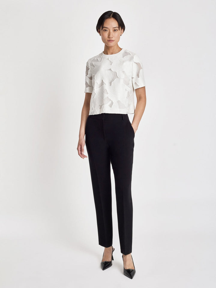 Extended waistband trouser