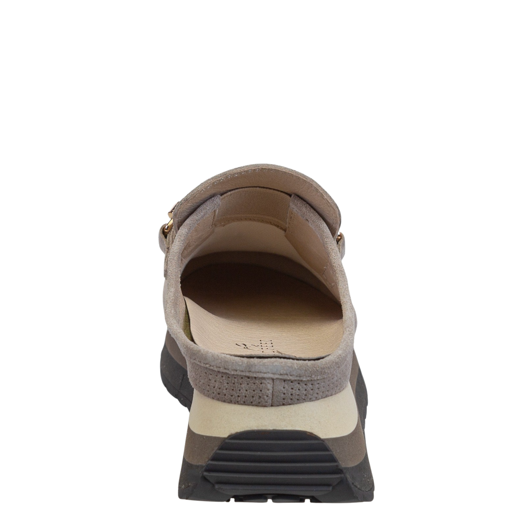 NAKED FEET - POLO in TAUPE Platform Sneakers